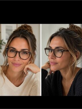 Eddie Bauer Tortoiseshell Brown Round Women's Glasses +2.50